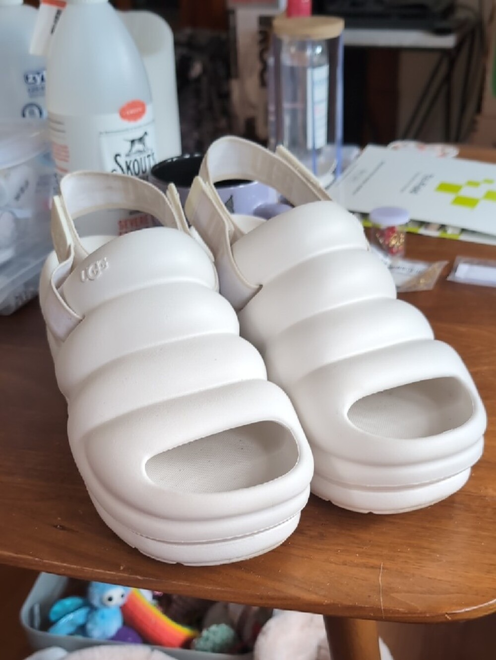 UGG Aww Yeah Platform Clog Sandal with Removable Logo Strap